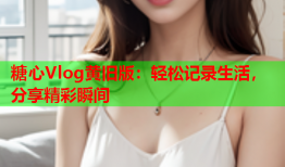糖心Vlog黄旧版：轻松记录生活，分享精彩瞬间