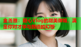 金善雅：糖心Vlog的甜美御姐，满足你对才华与颜值的幻想