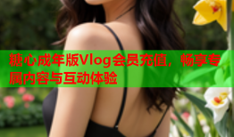 糖心成年版Vlog会员充值，畅享专属内容与互动体验