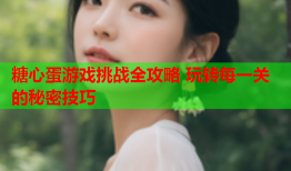 糖心蛋游戏挑战全攻略 玩转每一关的秘密技巧
