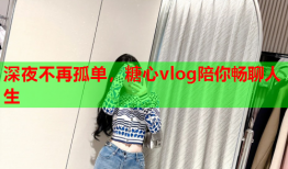 深夜不再孤单，糖心vlog陪你畅聊人生