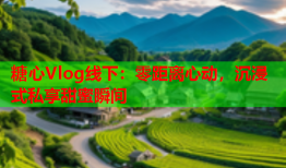 糖心Vlog线下：零距离心动，沉浸式私享甜蜜瞬间