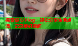 探索糖心Vlog：轻松分享生活点滴，记录美好瞬间