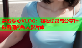 探索糖心VLOG：轻松记录与分享精彩瞬间的私人影片库