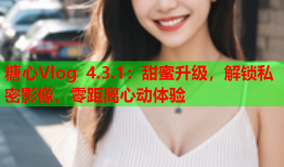 糖心Vlog 4.3.1：甜蜜升级，解锁私密影像，零距离心动体验