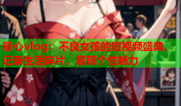 糖心vlog：不良女孩的短视频盛典，记录生活碎片，展现个性魅力
