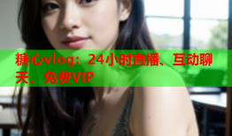糖心vlog：24小时直播、互动聊天、免费VIP