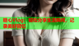 糖心Vlog：轻松分享生活瞬间，记录美好回忆