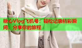 糖心Vlog飞机号：轻松记录精彩瞬间，分享你的旅程