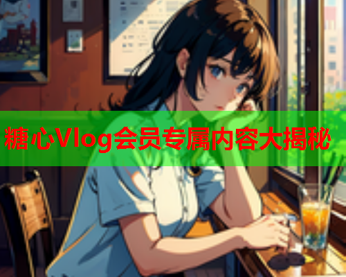 糖心Vlog会员专属内容大揭秘