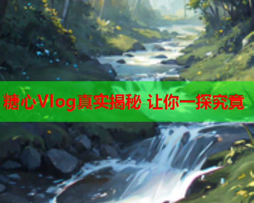 糖心Vlog真实揭秘 让你一探究竟