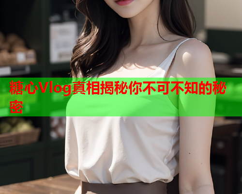糖心Vlog真相揭秘你不可不知的秘密
