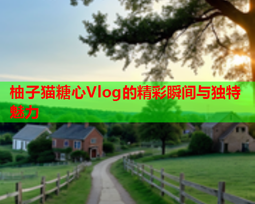 柚子猫糖心Vlog的精彩瞬间与独特魅力