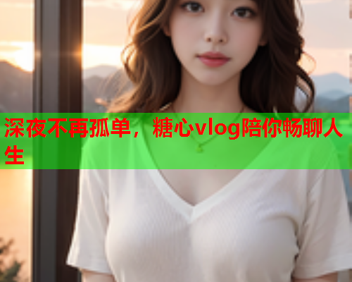 深夜不再孤单，糖心vlog陪你畅聊人生