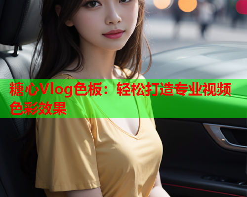 糖心Vlog色板：轻松打造专业视频色彩效果