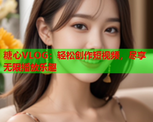 糖心VLOG：轻松创作短视频，尽享无限播放乐趣