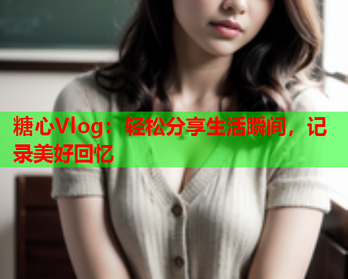 糖心Vlog：轻松分享生活瞬间，记录美好回忆